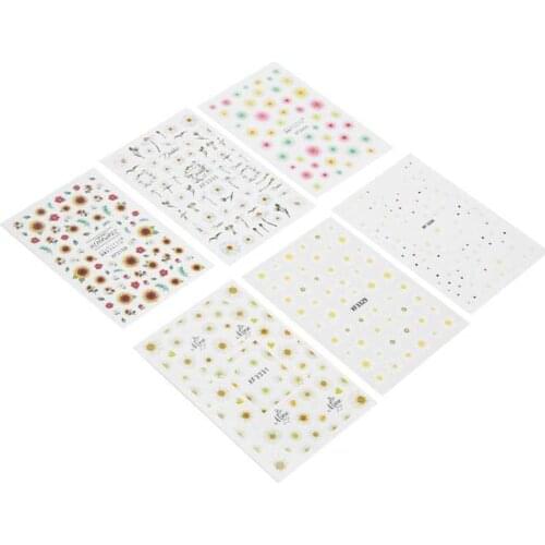 Manicure Decals Toenails Art Decorations Card Art Decals Nail Art Sticker Self Adhesive for Women Fingernail DIY Charms Tip