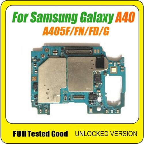 For Samsung Galaxy A40 Motherboard Original Repalced Clean Mainboard A405F With Full Chips Logic Board