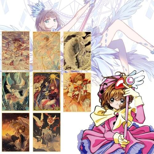 Anime Posters Card Captor Sakura Posters and Prints Retro Poster Canvas Painting Wall Decor Posters Wall Art Picture Home Decor