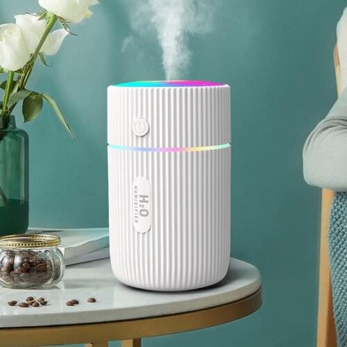 Portable Humidifier USB Aroma Essential Water Diffuser LED Light Ultrasonic Mist Maker Purifier Mini Air Fresher for Home Car