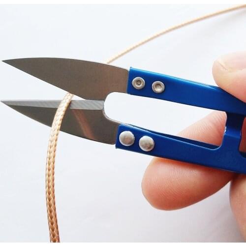 Practical Sewing Scissors Nippers U Shape Clippers Yarn Stainless Steel Embroidery Craft Tailor Scissors Convenient Shears