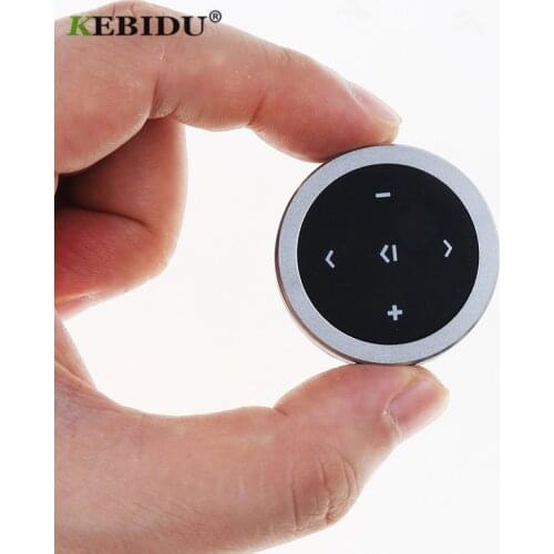 KEBIDU Wireless Bluetooth Media Steering Wheel Remote Control Controller Mp3 Music Player Portable Car Kit Remote Control Button