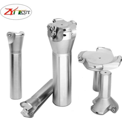 30mm 50mm 80mm R5 Turret milling straight shank round nose cutter head,Special cutter head for general milling machine