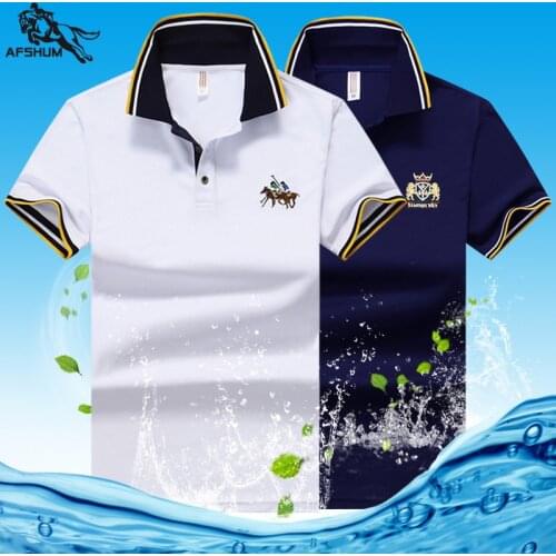 Summer polo shirt men 5XL 6XL 7XL 8XL men polo shirt high quality mens short-sleeved embroidery Mens casual business polo shirt