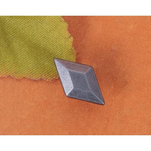 50X 15*9 Puffed Diamond Rivets Stud Spikes Spots For Shoes Bags Belts Bracelets