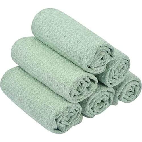 Sinland 50PC/LOT 13x13 Inches Microfiber Waffle Weave Dishcloths Kitchen Drying Cleaning Towel Micro Dermabrasion Cloth