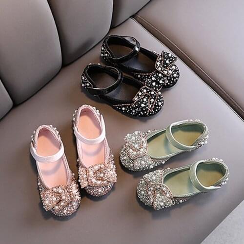Rhinestone Bling Bling Shoes for Baby Girls Sequins Dress Shoes Party Wedding Dance Sneakers Beading Flats Children Moccasin