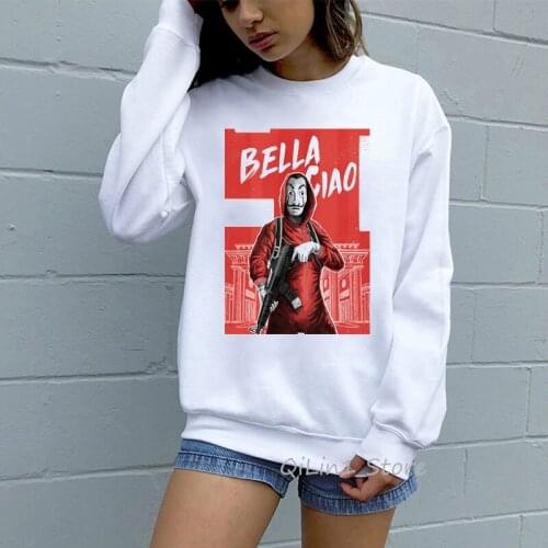 High Quality Money Heist Hoodie Woman The House Of Paper La Casa De Papel Sweat Unisex Dali Mask Casa De Papel Women’S Sweatshir