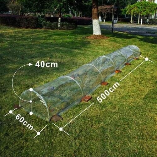 Tunnel tent greenhouses Multi Insulation cover Antifreeze Waterproof Shelter Nursery Sun shed light weight easy install