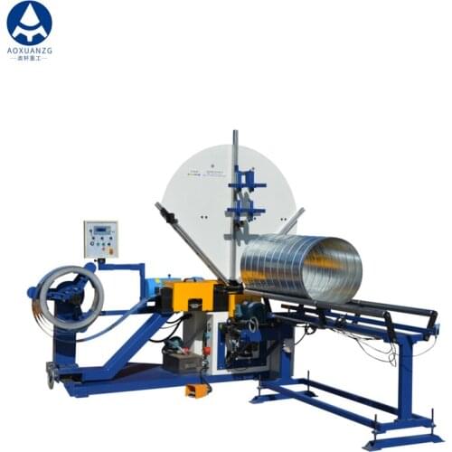 High Quality Automatic round air duct production machine Spiral round pipe making machine