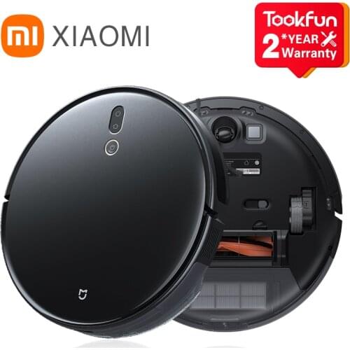 XIAOMI MIJIA Robot Vacuum Mop Ultra Slim For Home Cleaner Sweeping Washing Mopping Cyclone Suction Dust APP Smart Planned Map