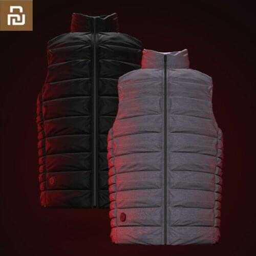 Youpin Graphene Intelligent Temperature Control Fever Goose Down Vest couple models 4 file temperature control plug-in