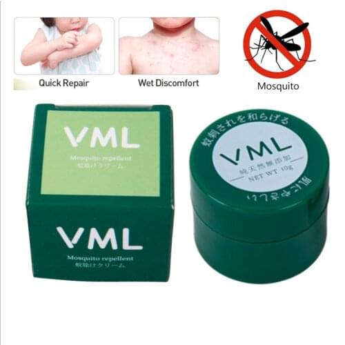 1pcs Japan Mosquito Repellent Cream Analgesic Peppermint Herbal Ointment Itching Anti-motion Cooling Oil Houseware Outdoor