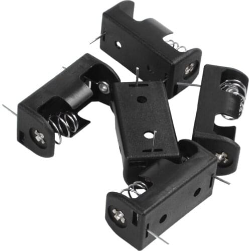 5x1/2AA 14250 Battery Storage Clip Box Case Holder 3.6V With PCB Pin Solder lead