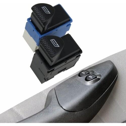 6 Pins Front left Right Window Control Switch Button 98809718 98809719 For FIAT Siena Albea Palio
