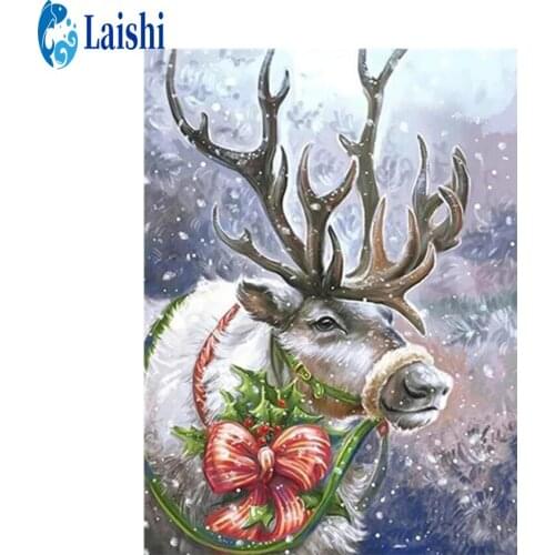 Diamond Painting Abstract art bull head rising horns Set Hobby Art 5D DIY Full Drill Square Round Mosaic Home Decoration picture