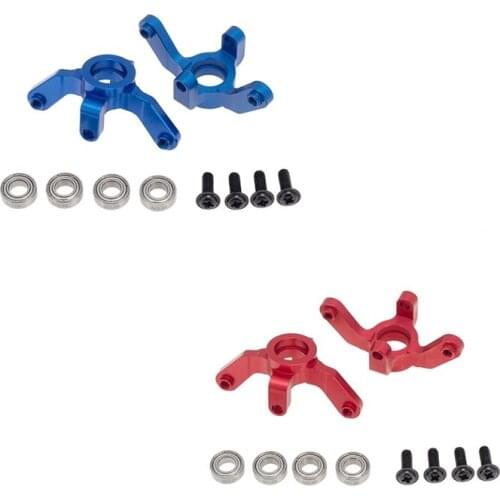 2Pcs Aluminum Front / Rear Steering Knuckles Blocks for 1/10 Redcat Blackout XTE SC XBE (Pro) Upgrade Parts
