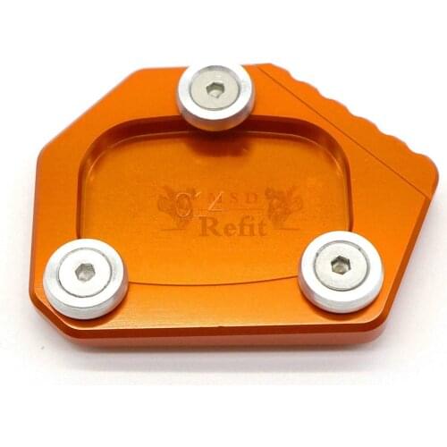 For HONDA CB650F CBR300R CB500 F/X CBR600F CB400 FMX 650 Motorcycl CNC Kickstand Foot Side Stand Extension Pad Support Plate