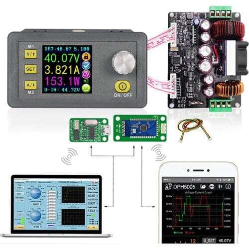 DPH 5005 50V 5A Computer Mobile Phone Communication Boost Voltage Buck Module DC Stabilized Voltage Programmable Power Module