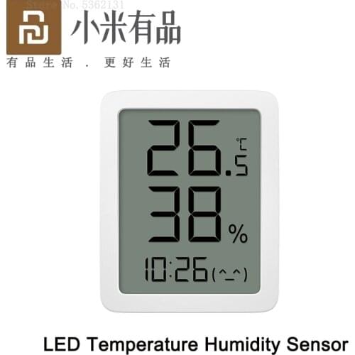 Xiaomi Miaomiaoce Electronic Thermometer Hygrometer Household Indoor Temperature Humidity Sensor LCD Large Digital Display