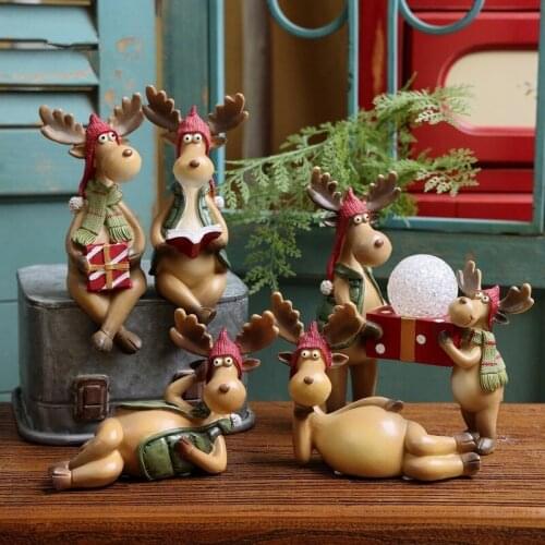 Resin Elf Christmas Decoration Gift American Style