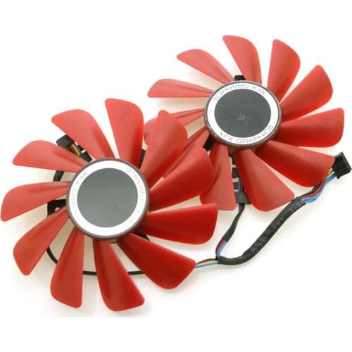 FD9015U12D FDC10U12S9-C 12V 85mm 4Wire 4Pin VGA Fan For XFX RX560D RX570 RX580 Graphics Card Cooling Fan