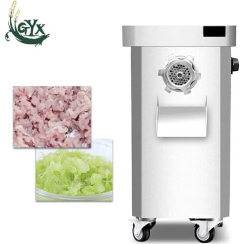 Commercial electric stainless steel sausage machine high-power vertical automatic meat grinder multi-function meat grinder