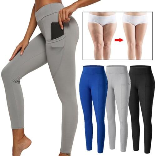 Women eggings With Pocket Mid Waist Perfect Fit Legging Seamless Fitness Leggins Workout Butt Lifting Push Up Pencil Pants