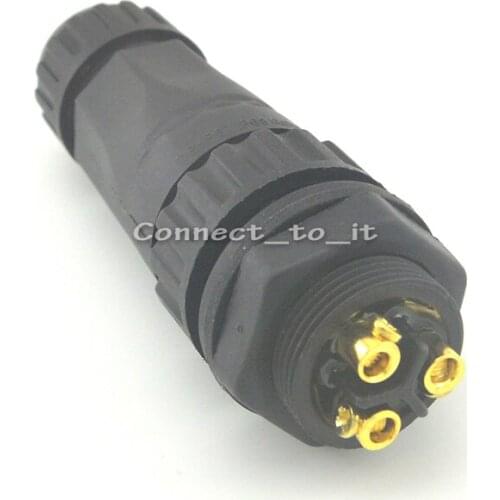 M22-3 3Pin Waterproof Connector Cable Wire Connect Wiring Adpater IP67 IP68