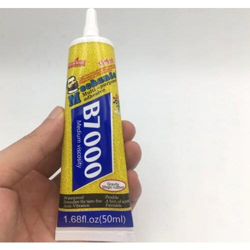 MECHANIC B-7000 50ml transparent semi-fluid Industrial Adhesive And Nail Gel B7000 Diy Phone Frame Fix Screen Glass Glue