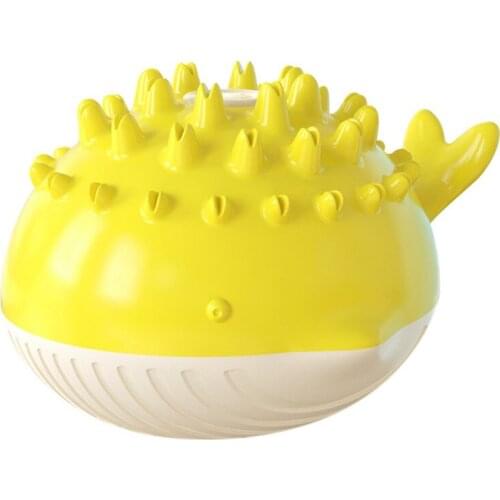 Fashionable and elegant cartoon style pet toy Dog Interactive Water Jet Toy Molar Cleaning Crocodile Swimming Floating Dog Toy