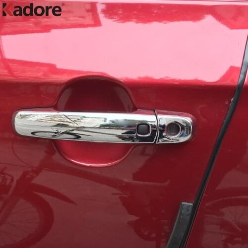 Door Handle Cover Trim For Suzuki Vitara Escudo 2015 2016 2017 ABS Chrome Decoration Frame Sticker Car Styling Accessories