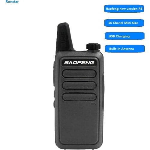 New verion BF-R5 baofeng R5 two way radio portable radio walkie talkie walkie CB Radio station Communicator ham radio