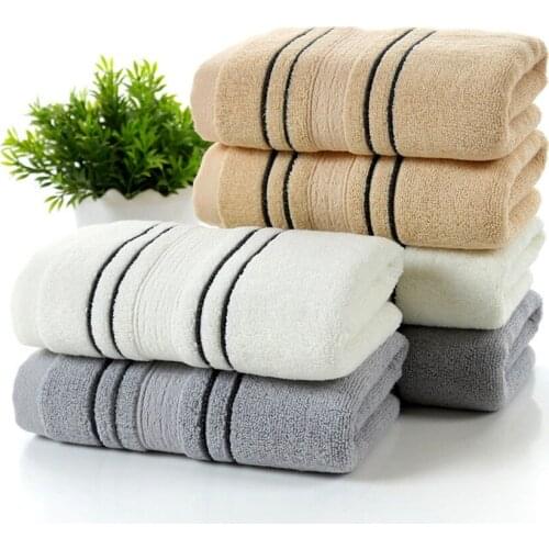 Pakistani Long-staple Cotton Striped Bathroom Towel Sets Soft Quick-Dry Kitchen Hand Towel Large Face Bath Towel for Adults Kids