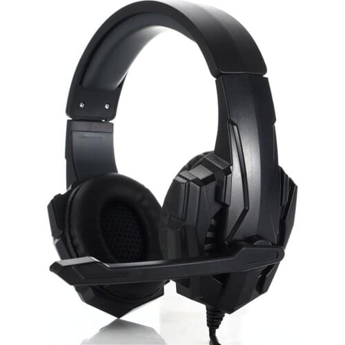 Wired Headset On Ear Headphones 3.5mm Audio Jack & with Mic Volume Control Noise Cancelling Gamer Headphones Gaming Earphone