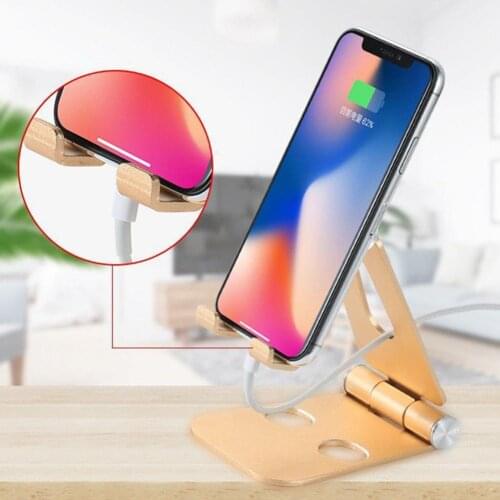 Aluminum Alloy Adjustable Mobile Phone Holders Lazy Stands Table Desk Mount Stand Holder for iPad Air 2 3 4 Tablet PC Mobile Pho