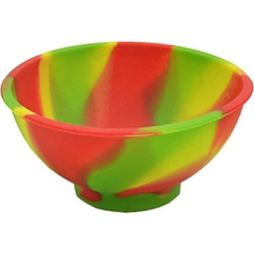 Baking Silicone Pinch Bowl mini rubber silicon nonstick Bho oil Dab heat resistant bowls cute microwave lonchera fluorescent