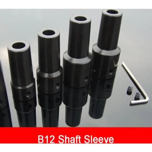 B12 Drill Chuck Connection Rod Conversion Variable Diameter 5/6/8/10/12/14 Mm Motor Shaft Sleeve Rod Shaft Coupling