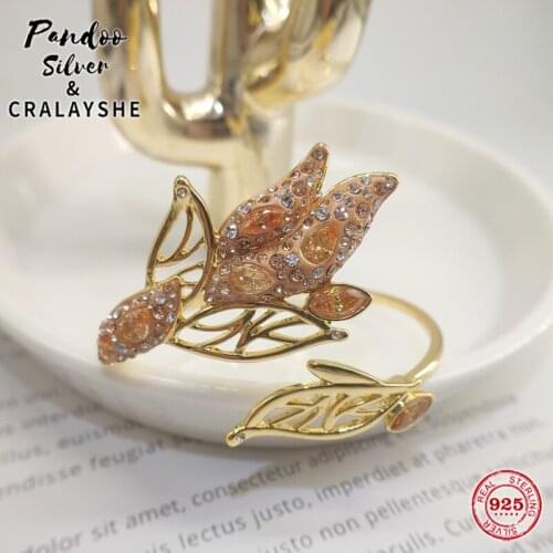 Trend S925 Sterling Silver High Quality Jewelry 1:1 Copy,SWAN GRACEFUL BLOOM Camellia Bracelet Flower Elegant Gift With Logo