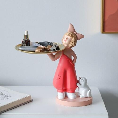 Girl living room porch key storage decoration coffee table TV cabinet light luxury home soft decorations housewarming gifts