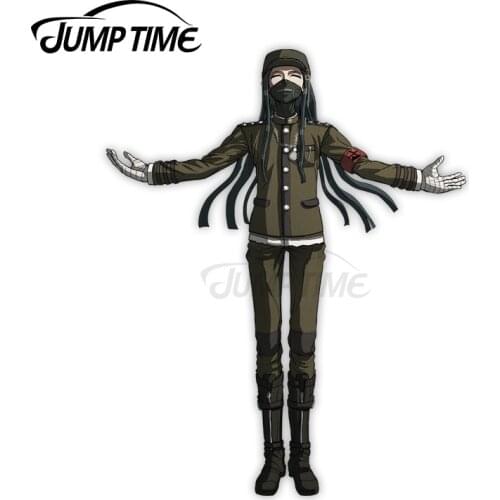 Jump Time 13 x 4.2cm For Danganronpa V3 Korekiyo Shinguji Anime Car Stickers Vinyl Material Graffiti Sunscreen Occlusion Scratch
