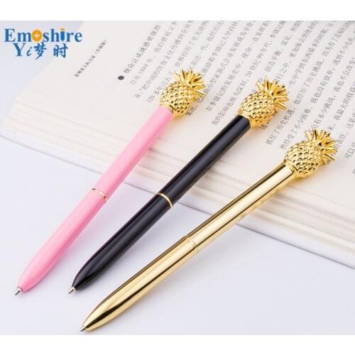 3 Color Best Quality Ballpoint Pen Luxury Ballpoint Pen Metal Ball Pen Unique Design Stationery for Business Meeting Gifts YI78
