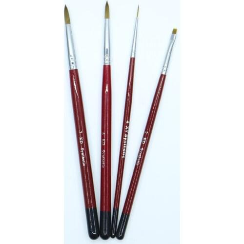 4pcs/set Dental Lab Porcelain Section Applying Porcelain Brush Pen /Ceramic brush/Glazing Pen