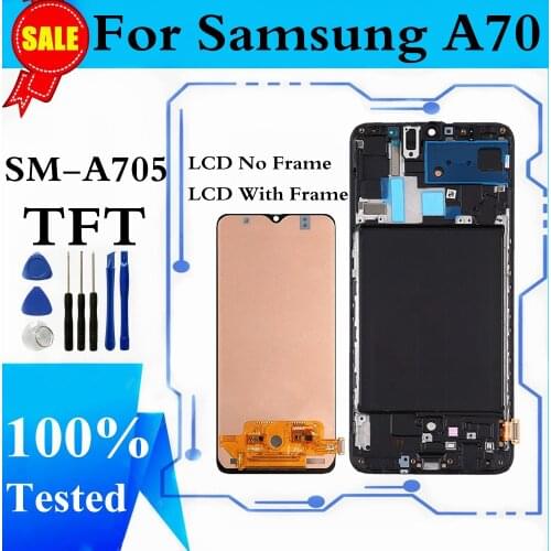 A705 LCD For Samsung Galaxy A70 2019 LCD Display Touch Screen Digitizer Assembly For Samsung A705 A705F SM-A705F A705DS Display