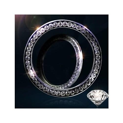 Car-styling Start Stop Button Ignition Key Ring For Ford Focus Fusion Escort Kuga Ecosport Fiesta Falcon Mondeo