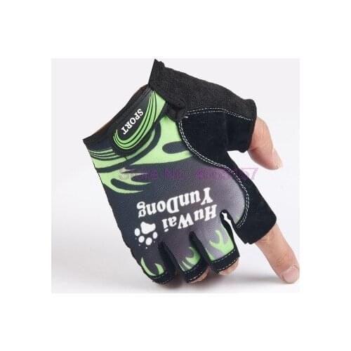 By DHL 100pair Cycling Gloves Anti-Slip Outdoor Sports Men Women Road Bicycle Motorcycle Gel Glove Half Finger Gloves BLUE