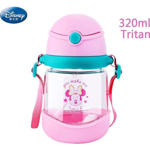 Disney cartoon cute children drink cup spring summer spring straw tritan cup kindergarten baby Safe healthy cup 320ml 350ml