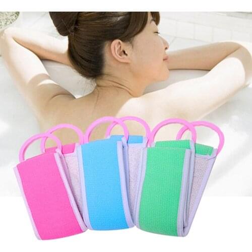 Long Strip Double-sided Thickening Bath Artifact Handle Pull Back Strip Strong Bath Towel Exfoliating Bath Towel