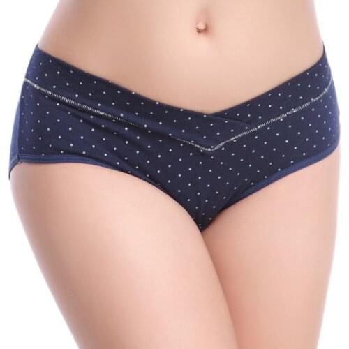 Cotton Low-Waist Maternity Underwear For Pregnant Women Pregnancy Clothes Briefs Intimates Panties