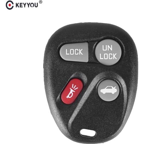 KEYYOU 4 Button Keyless Remote For Chevrolet Cobalt Car Key Shell For Buick Oldsmobile Cadillac LeSabre Century Regal Pontiac